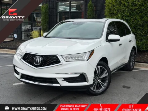 White 2020 Acura MDX Technology for sale in Sandy Springs, GA