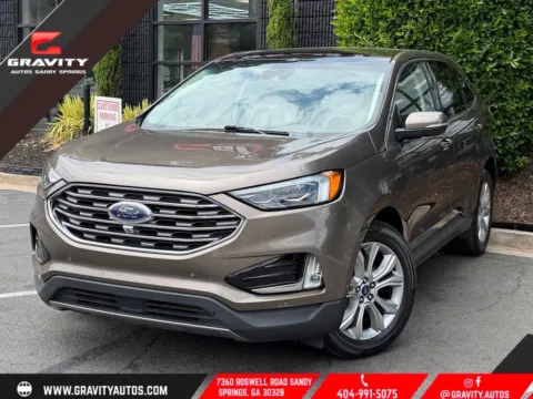 Gray 2019 Ford Edge Titanium for sale in Sandy Springs, GA