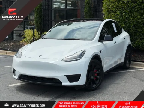White 2021 Tesla Model Y Long Range for sale in Sandy Springs, GA