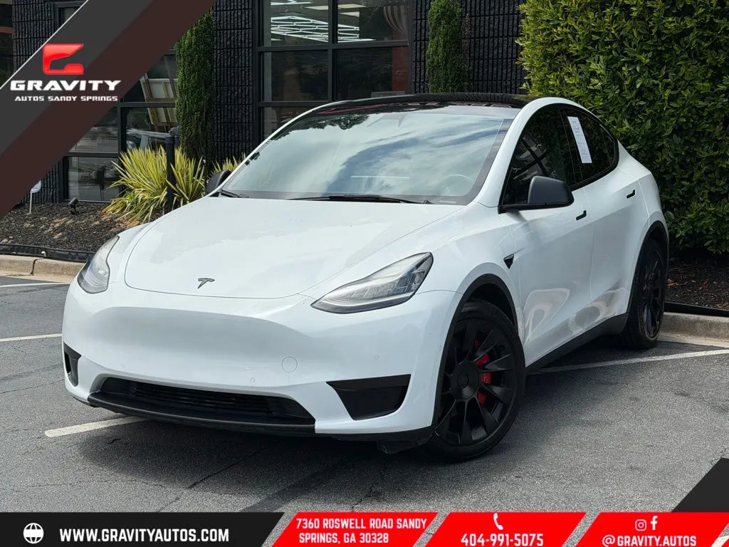 White 2021 Tesla Model Y Long Range for sale in Sandy Springs, GA