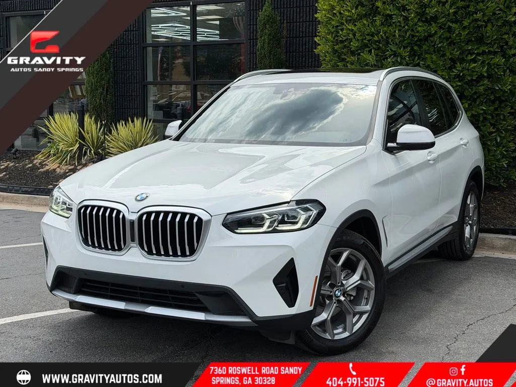 White 2023 BMW X3 sDrive30i for sale in Sandy Springs, GA