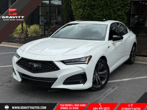 White 2022 Acura TLX A-Spec Package for sale in Sandy Springs, GA