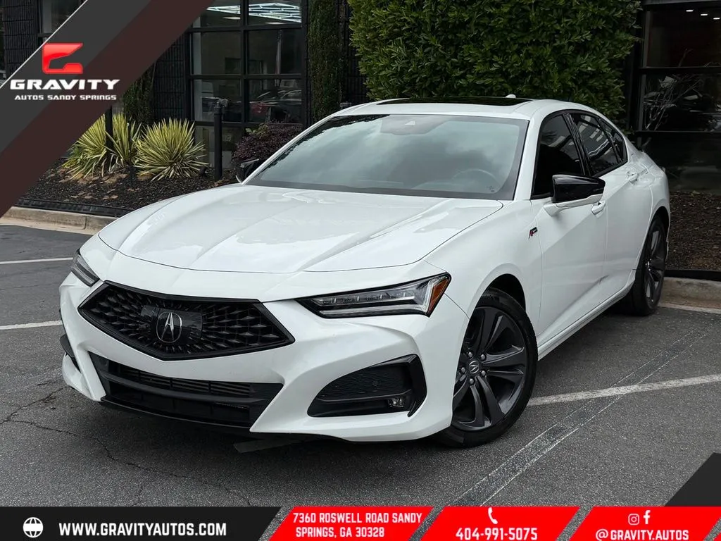 White 2022 Acura TLX A-Spec Package for sale in Sandy Springs, GA