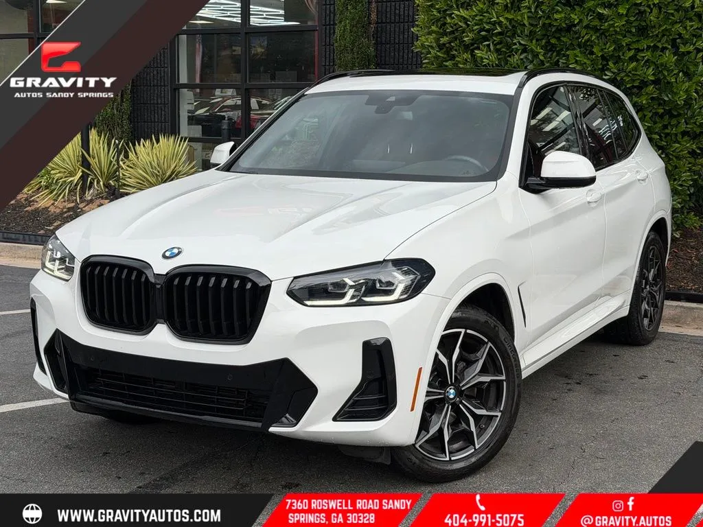 White 2023 BMW X3 sDrive30i for sale in Sandy Springs, GA