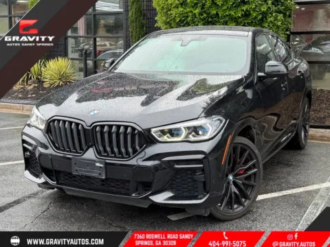 Black 2022 BMW X6 xDrive40i for sale in Sandy Springs, GA