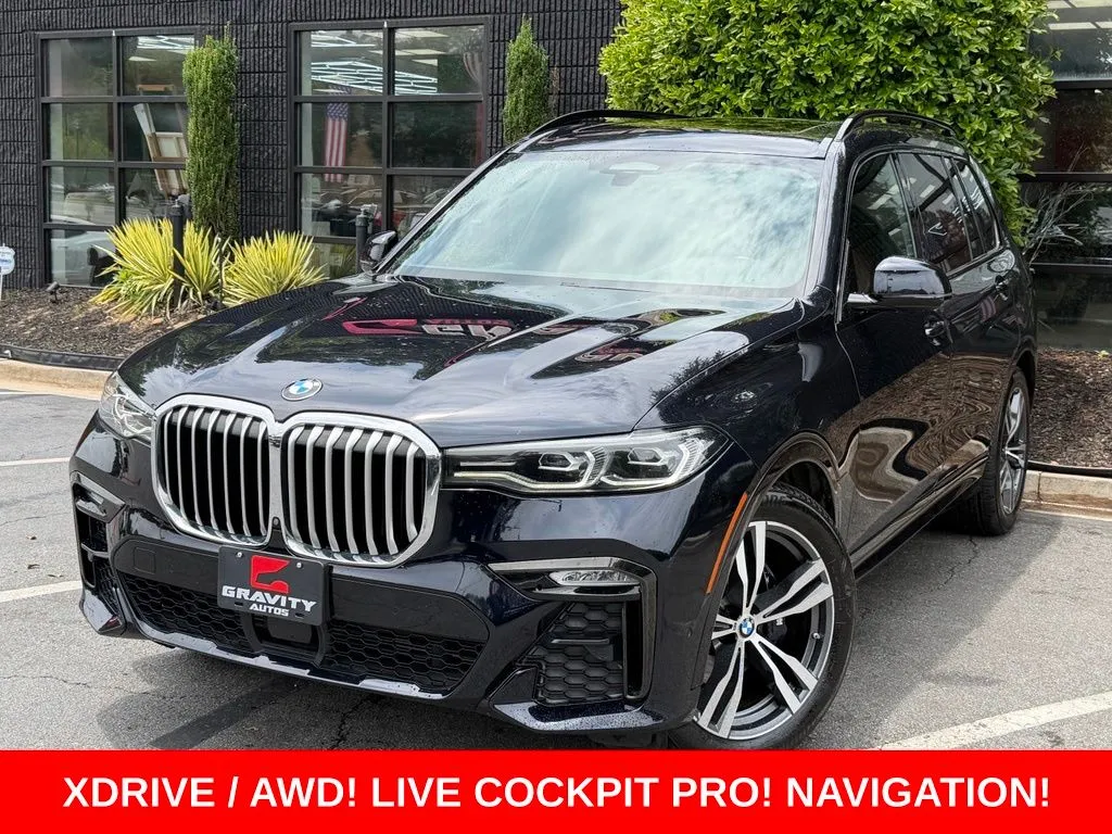 Black 2021 BMW X7 xDrive40i for sale in Sandy Springs, GA
