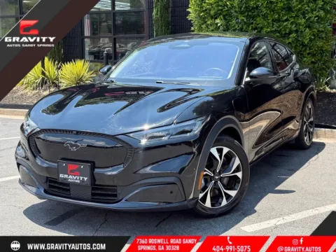 Black 2021 Ford Mustang Mach-E Premium for sale in Sandy Springs, GA