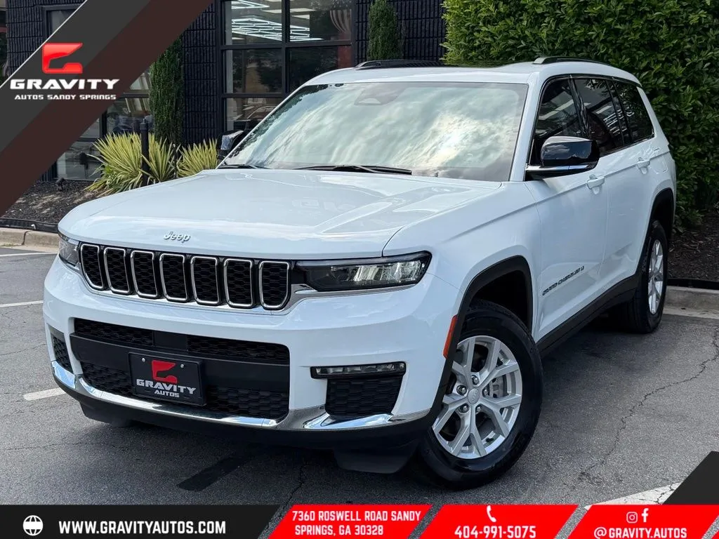 White 2023 Jeep Grand Cherokee L Limited for sale in Sandy Springs, GA
