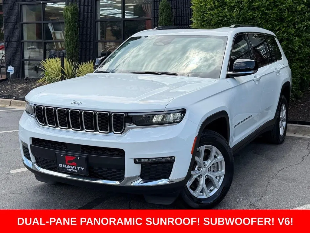 White 2023 Jeep Grand Cherokee L Limited for sale in Sandy Springs, GA
