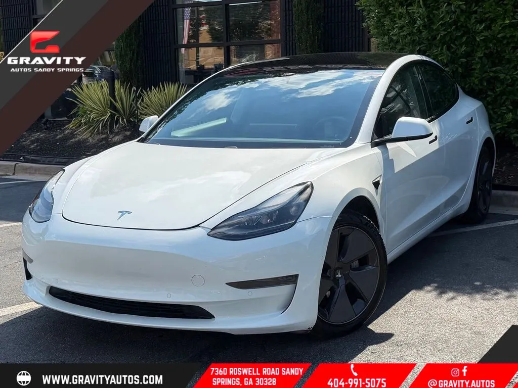 White 2021 Tesla Model 3 Standard Range Plus for sale in Sandy Springs, GA