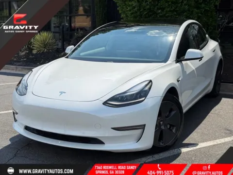 White 2021 Tesla Model 3 Standard Range Plus for sale in Sandy Springs, GA