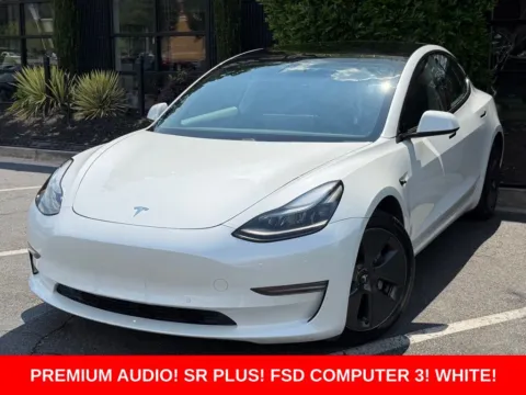 White 2021 Tesla Model 3 Standard Range Plus for sale in Sandy Springs, GA