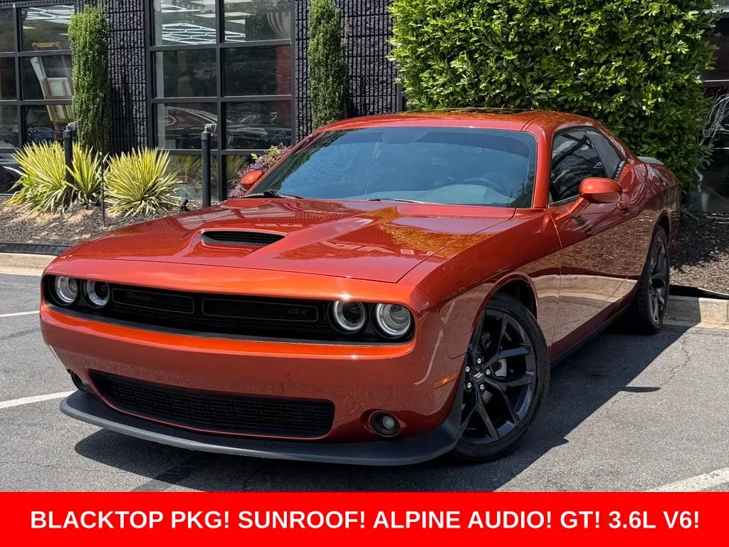 Orange 2021 Dodge Challenger GT for sale in Sandy Springs, GA