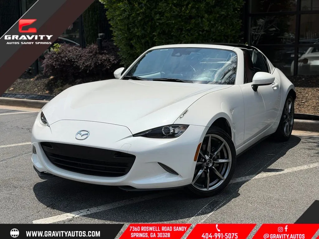 White 2023 Mazda Miata RF Grand Touring for sale in Sandy Springs, GA