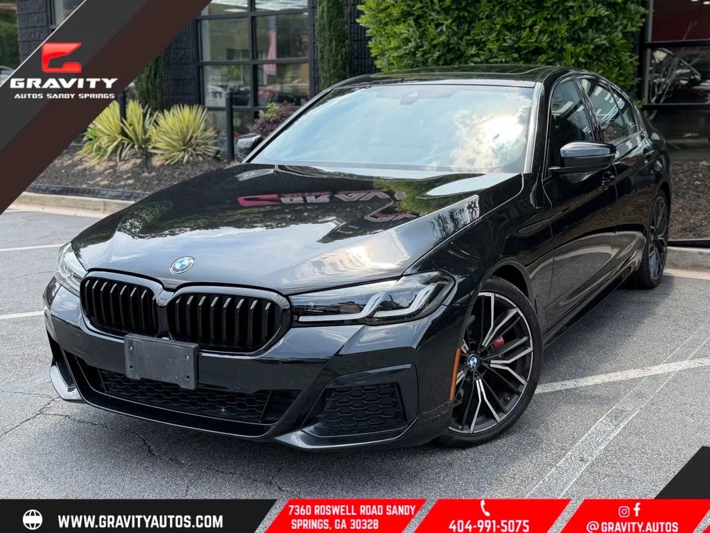 Black 2023 BMW 5 Series 530i for sale in Sandy Springs, GA