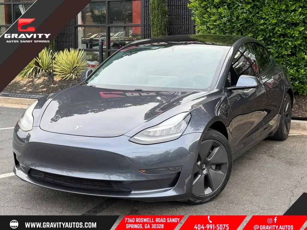 Silver 2021 Tesla Model 3 Standard Range Plus for sale in Sandy Springs, GA