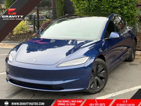 Blue 2024 Tesla Model 3 for sale in Sandy Springs, GA