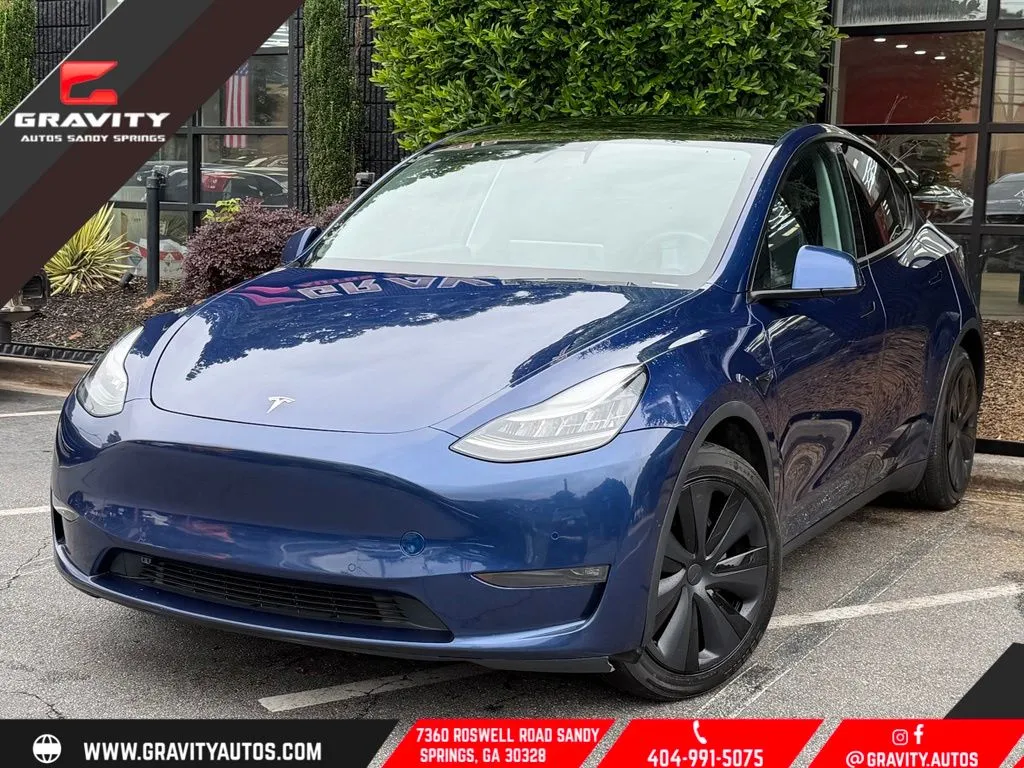 Blue 2021 Tesla Model Y Long Range for sale in Sandy Springs, GA