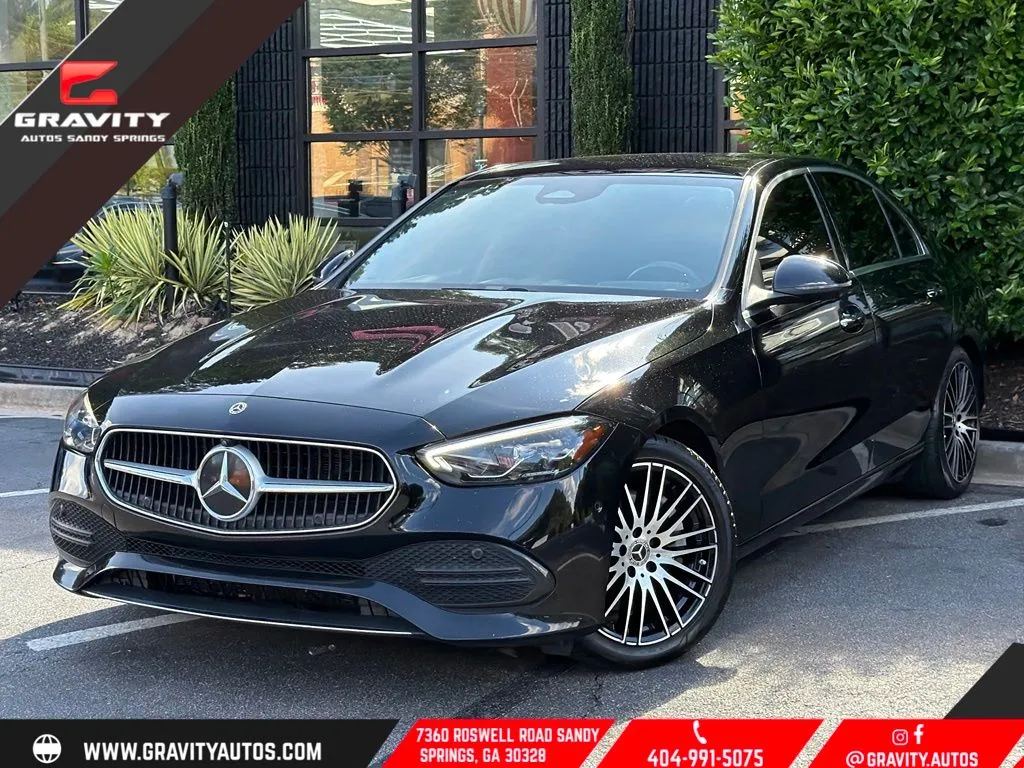 Black 2022 Mercedes-Benz C-Class C 300 for sale in Sandy Springs, GA