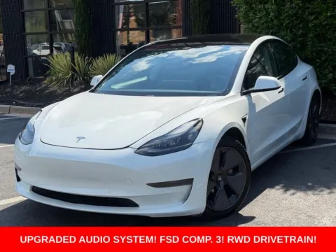 White 2021 Tesla Model 3 Standard Range Plus for sale in Sandy Springs, GA