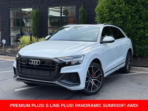 White 2020 Audi Q8 55 Premium Plus for sale in Sandy Springs, GA