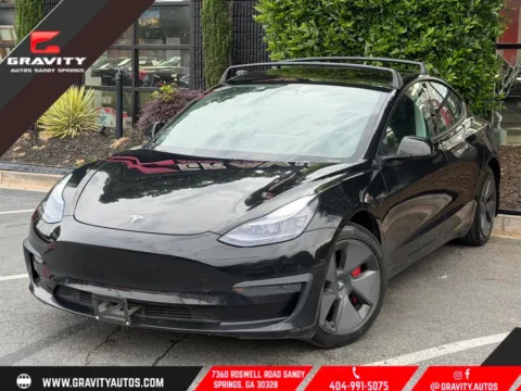 Black 2021 Tesla Model 3 Standard Range Plus for sale in Sandy Springs, GA