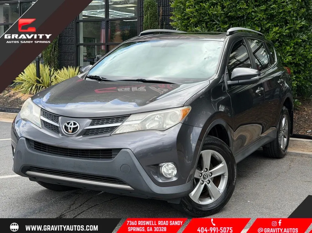 Gray 2015 Toyota RAV4 XLE for sale in Sandy Springs, GA
