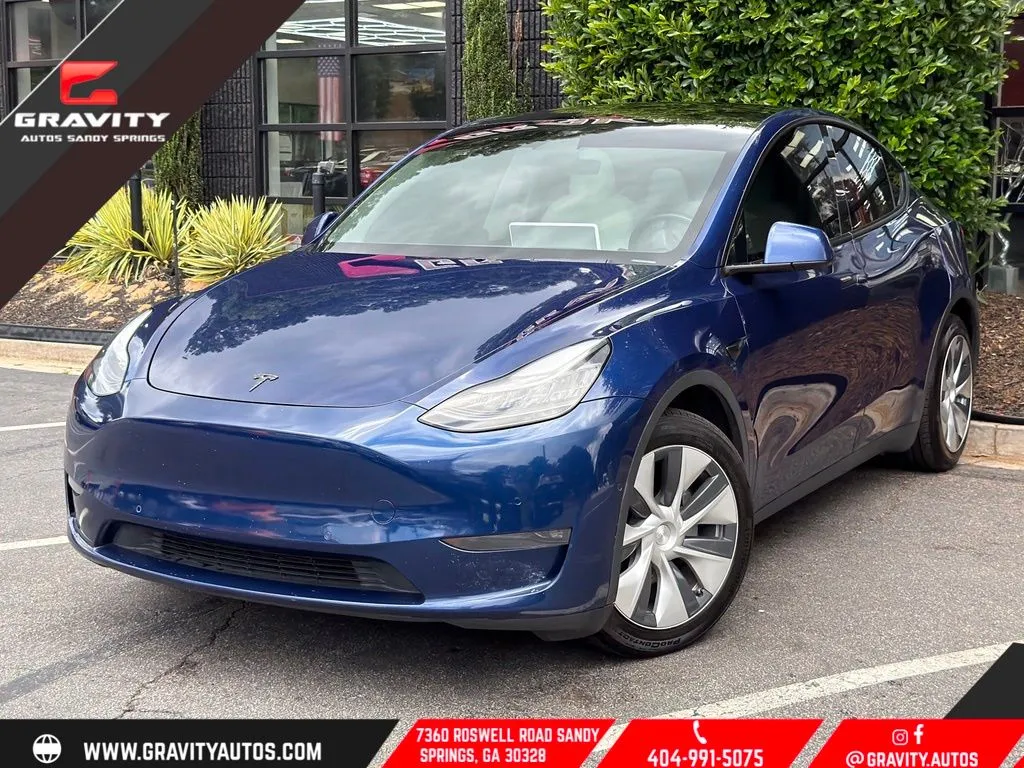Blue 2020 Tesla Model Y Long Range for sale in Sandy Springs, GA