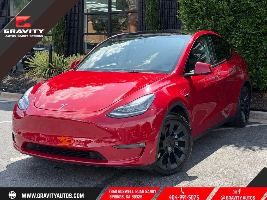 Red 2022 Tesla Model Y Long Range for sale in Sandy Springs, GA