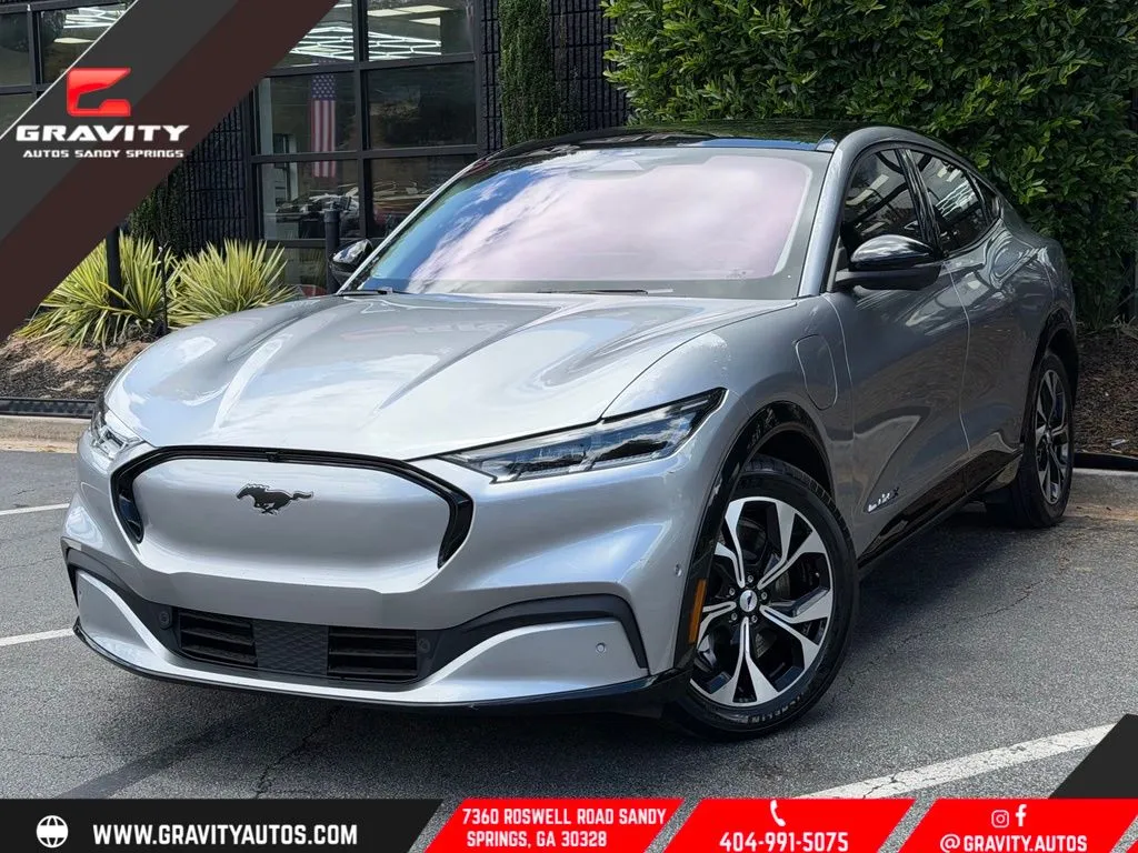 Silver 2021 Ford Mustang Mach-E Premium for sale in Sandy Springs, GA