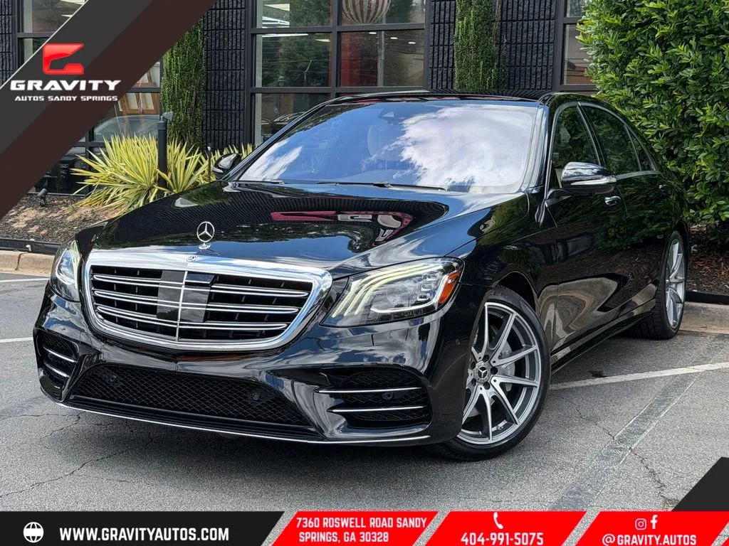 Black 2019 Mercedes-Benz S-Class S 450 for sale in Sandy Springs, GA