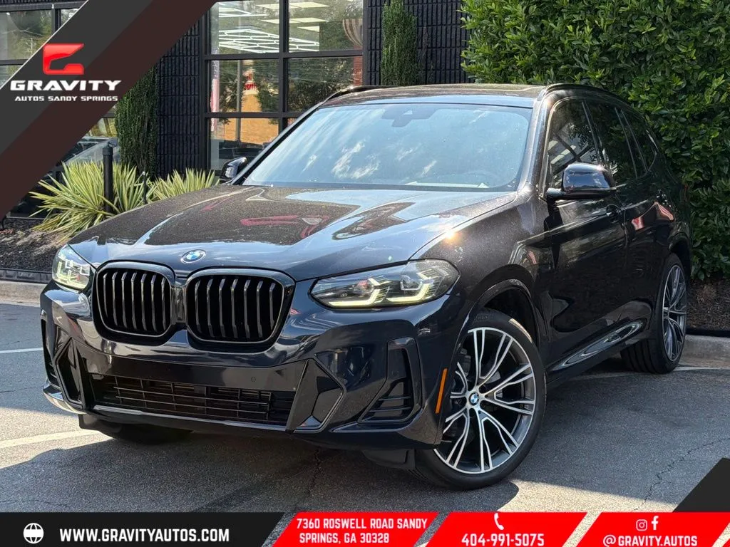 Black 2023 BMW X3 sDrive30i for sale in Sandy Springs, GA