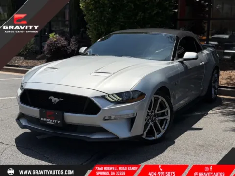 Silver 2019 Ford Mustang GT Premium for sale in Sandy Springs, GA