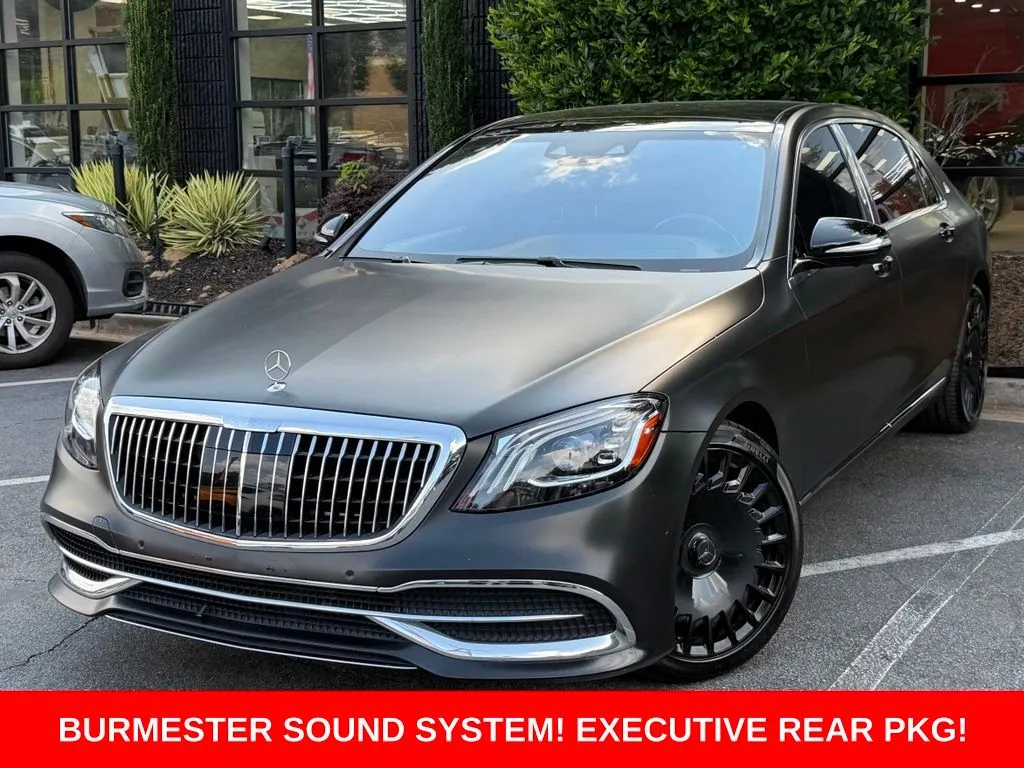 Black 2019 Mercedes-Benz S-Class Maybach S 650 for sale in Sandy Springs, GA