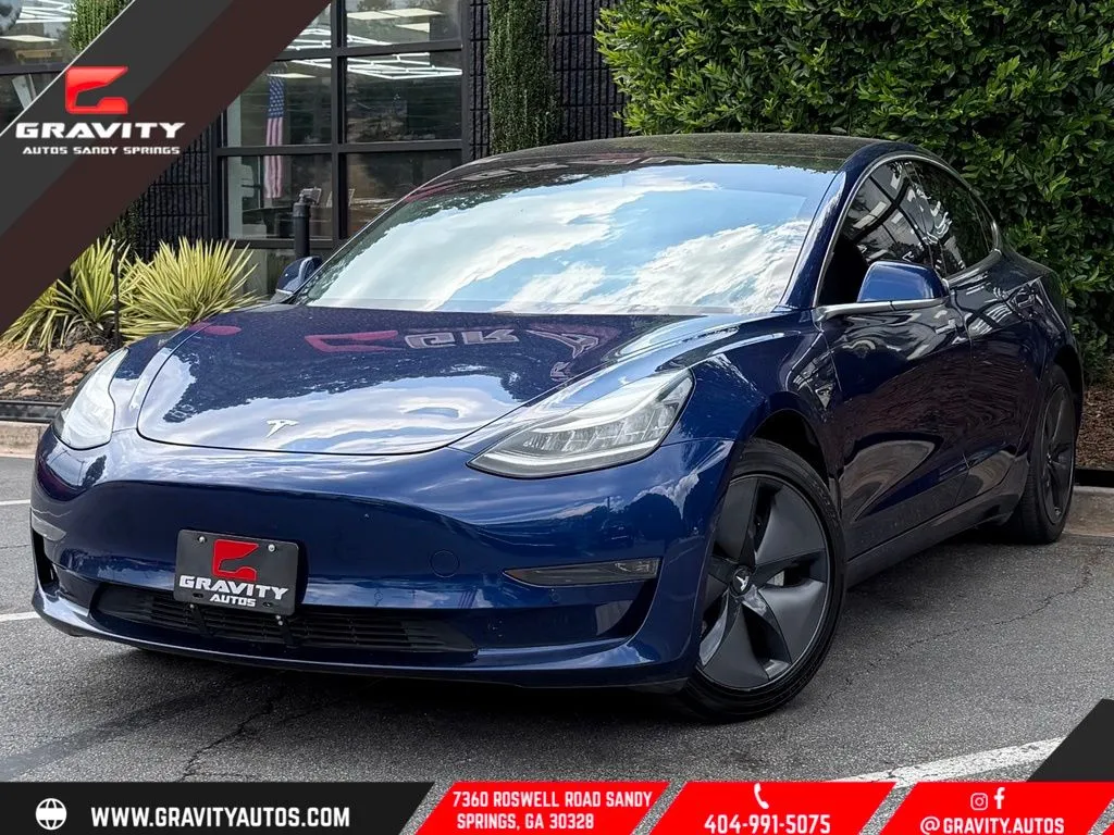 Blue 2018 Tesla Model 3 Long Range for sale in Sandy Springs, GA