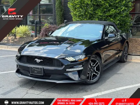 Black 2023 Ford Mustang EcoBoost Premium for sale in Sandy Springs, GA