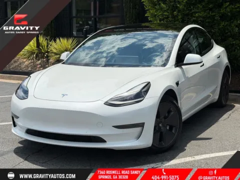 White 2021 Tesla Model 3 Long Range for sale in Sandy Springs, GA