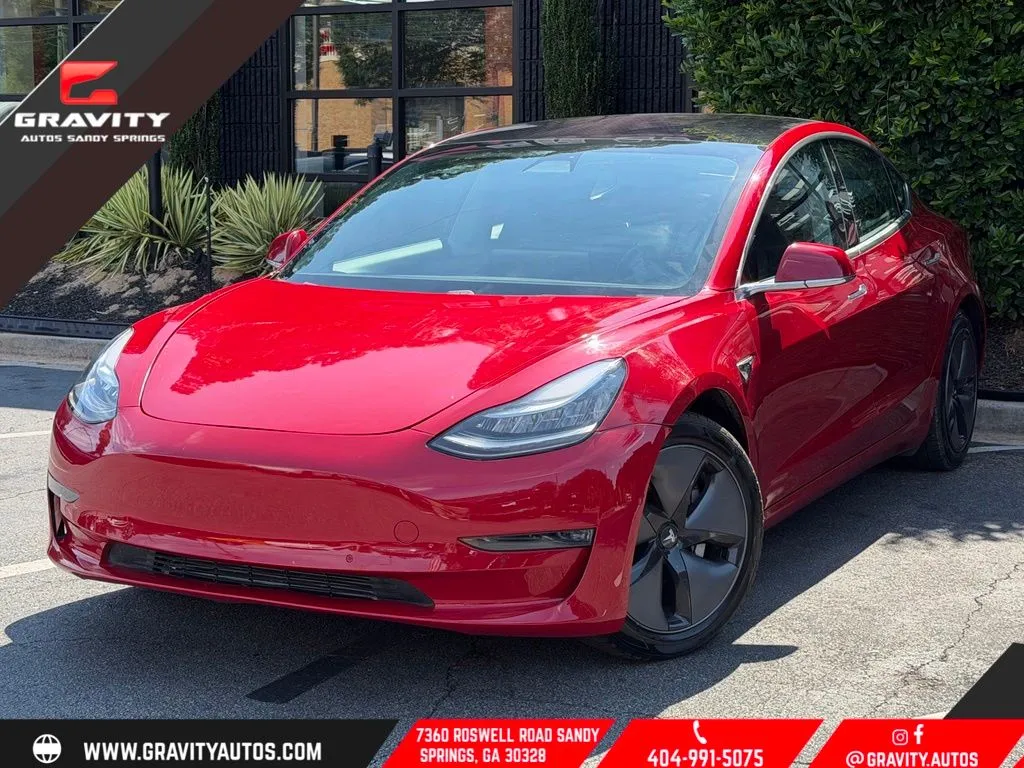Red 2018 Tesla Model 3 Long Range for sale in Sandy Springs, GA