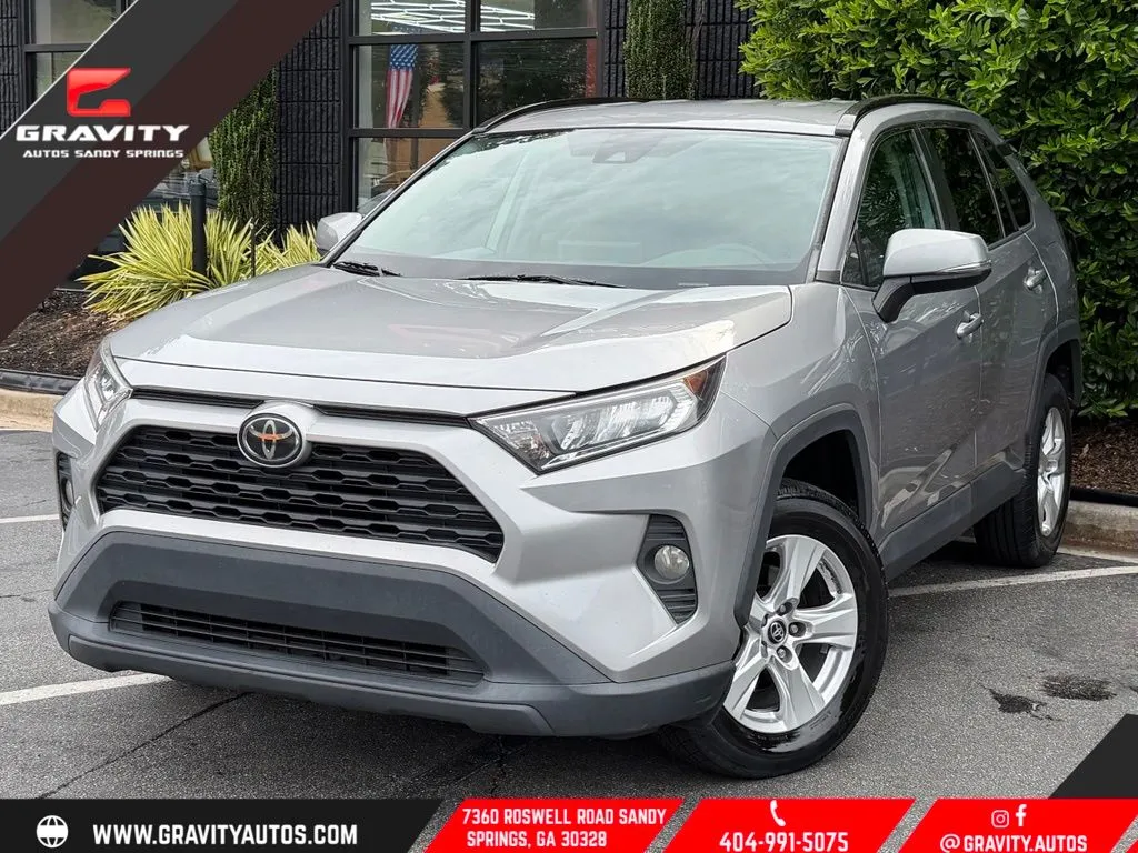 Silver 2020 Toyota RAV4 XLE for sale in Sandy Springs, GA