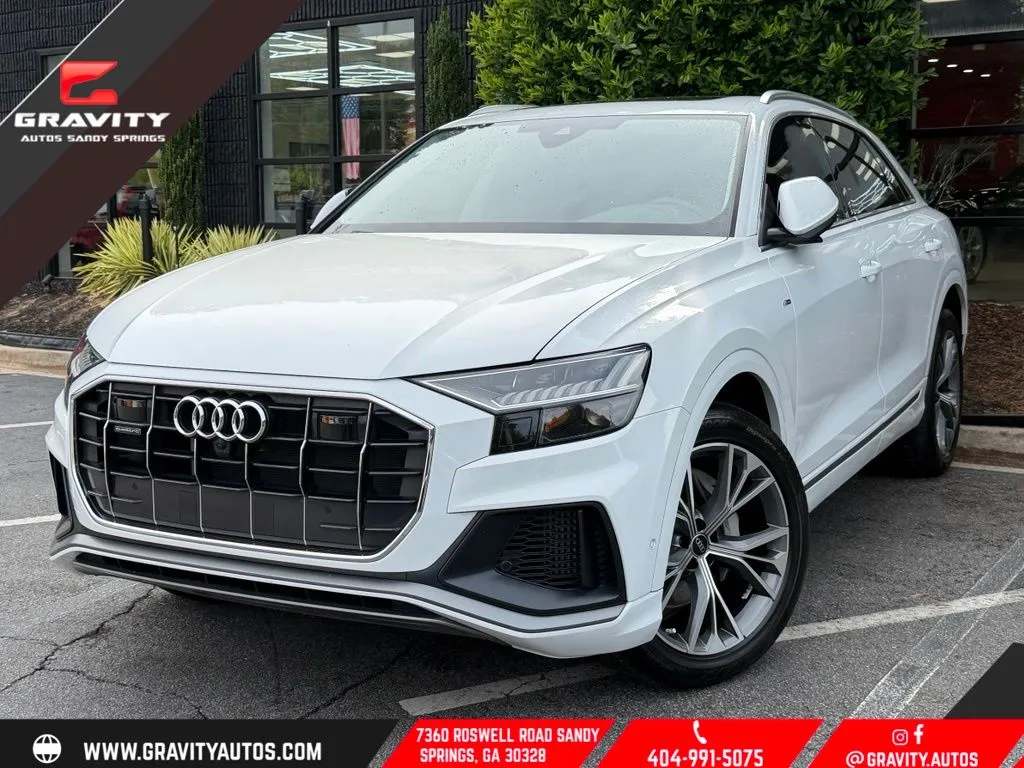White 2023 Audi Q8 55 Premium Plus for sale in Sandy Springs, GA