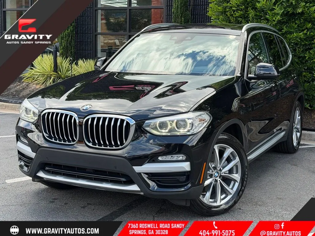 Black 2019 BMW X3 sDrive30i for sale in Sandy Springs, GA