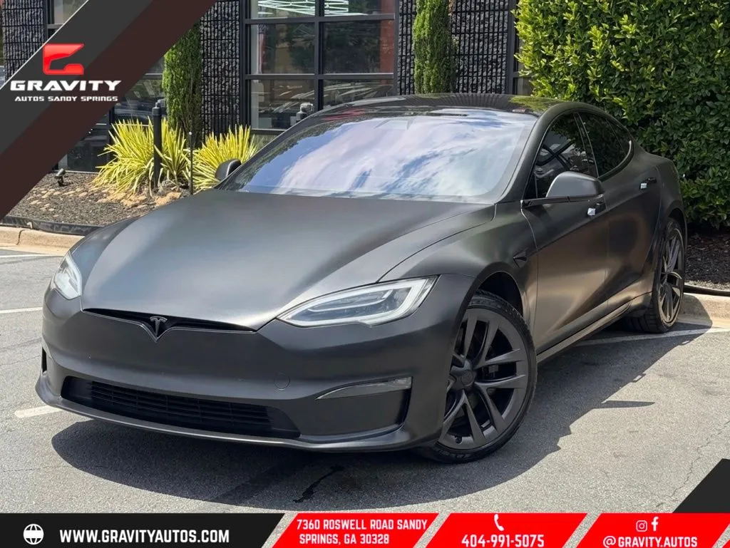 Black 2021 Tesla Model S Plaid for sale in Sandy Springs, GA