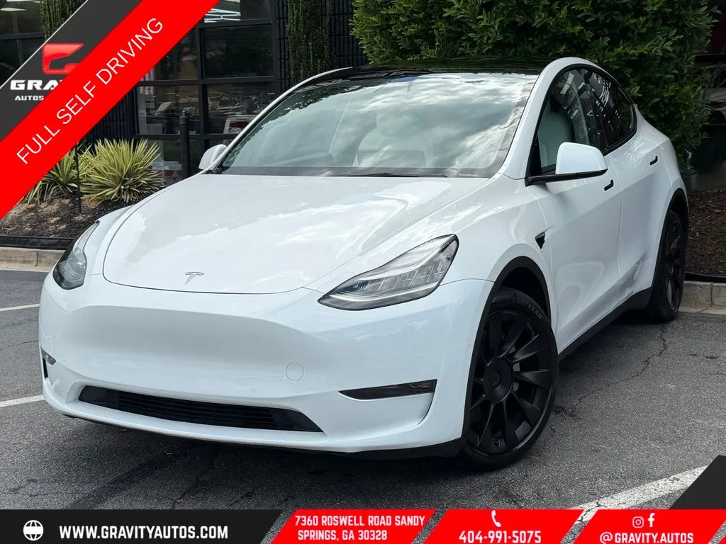 White 2022 Tesla Model Y Long Range for sale in Sandy Springs, GA