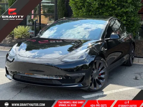Black 2021 Tesla Model 3 Performance for sale in Sandy Springs, GA