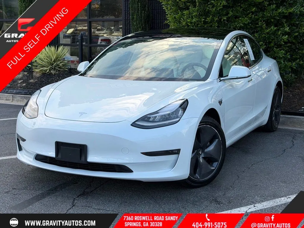 White 2020 Tesla Model 3 Long Range for sale in Sandy Springs, GA