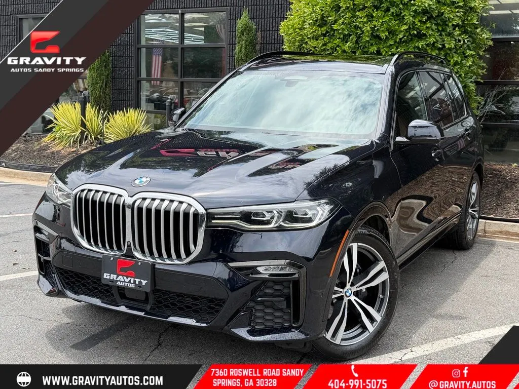 Black 2021 BMW X7 xDrive40i for sale in Sandy Springs, GA