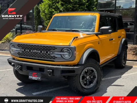 Orange 2022 Ford Bronco Badlands for sale in Sandy Springs, GA