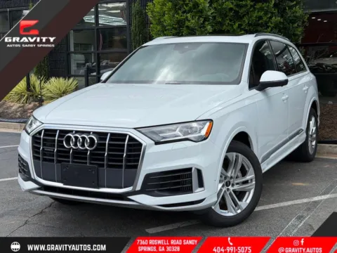White 2021 Audi Q7 55 Premium for sale in Sandy Springs, GA