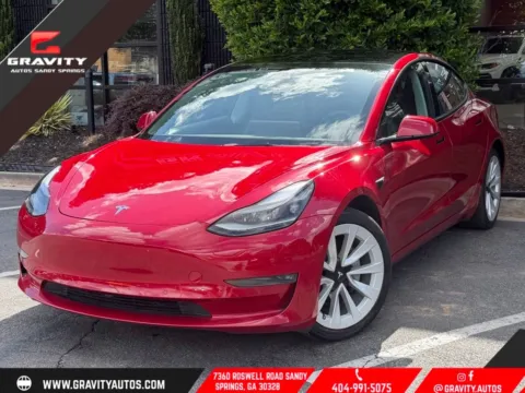 Red 2022 Tesla Model 3 Long Range for sale in Sandy Springs, GA