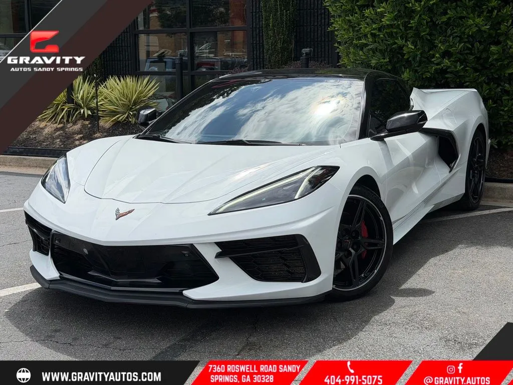 White 2022 Chevrolet Corvette Stingray for sale in Sandy Springs, GA